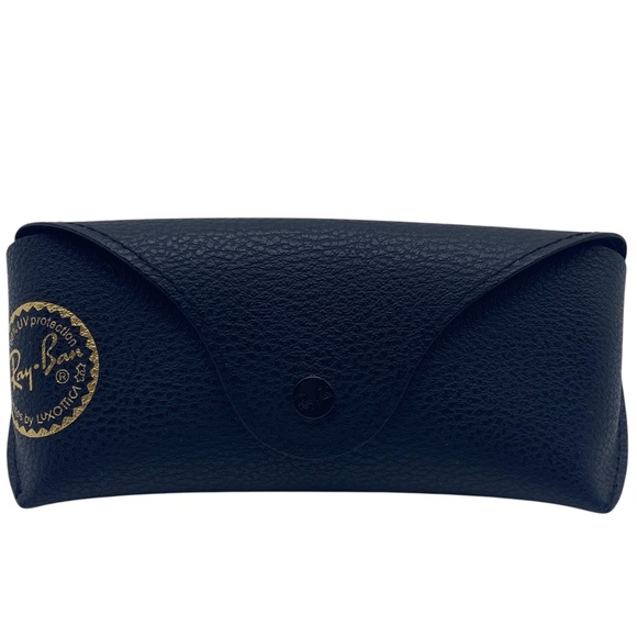 Ray Ban Sunglasses Case Black Accessory Storage Protection Snap Foldover - Picture 1 of 6